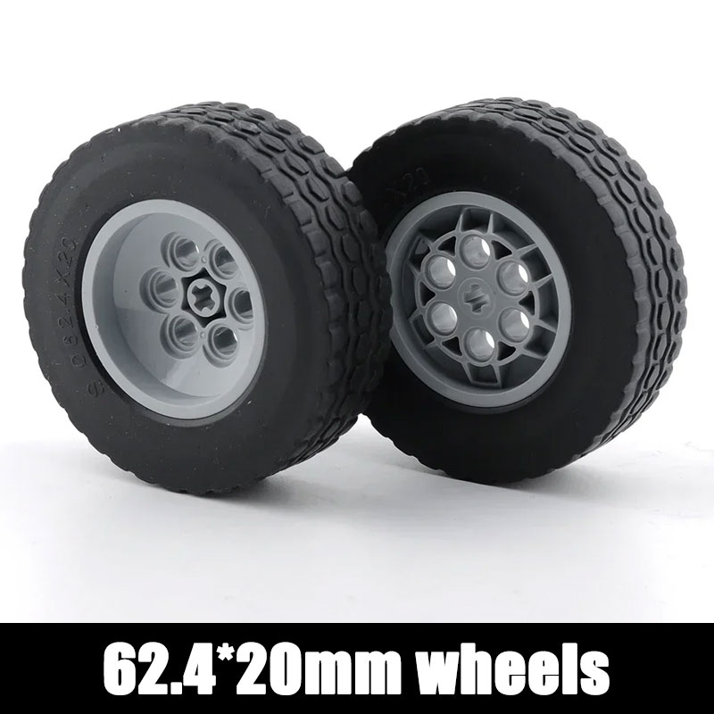 Kids Education Hub - 32019 86652 Technical Car Wheels 62.4x20mm