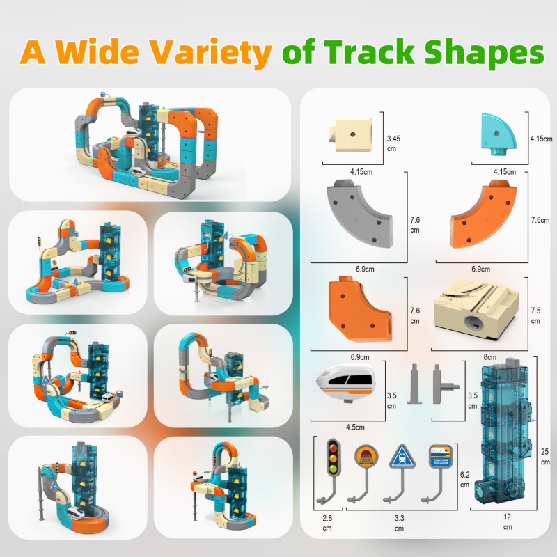 Magic Track Train toy Assemble - Kids Education Level 评论和价格