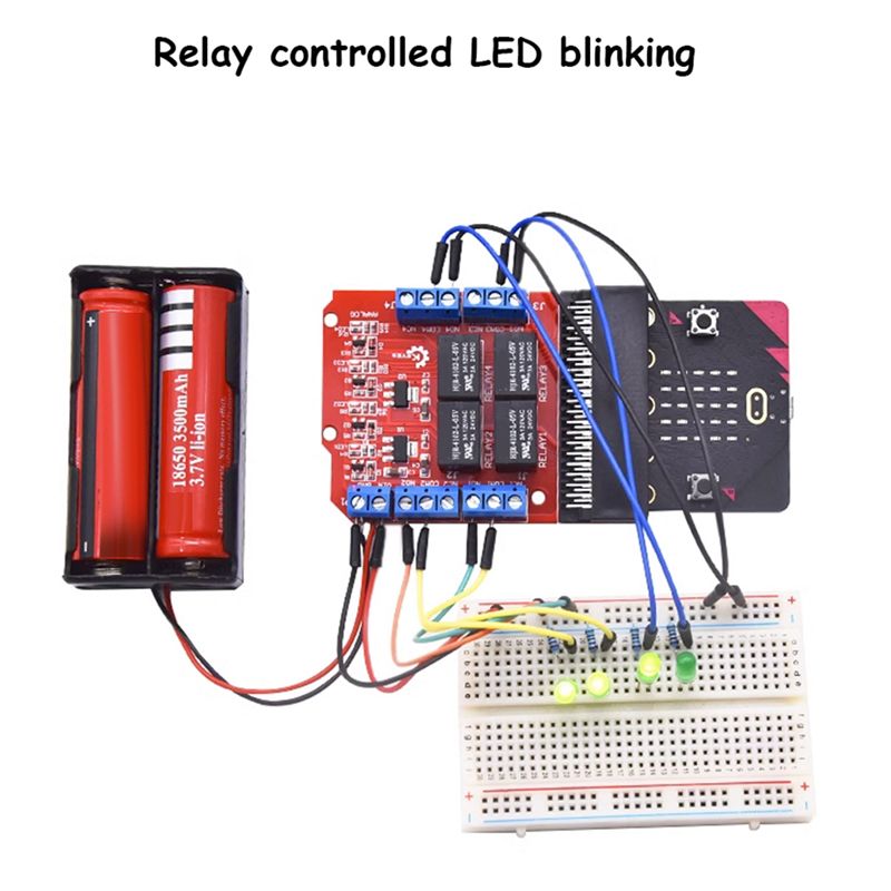 TCE Microbit 4 Channel Relay M - Kids Education Channel 评论和价格