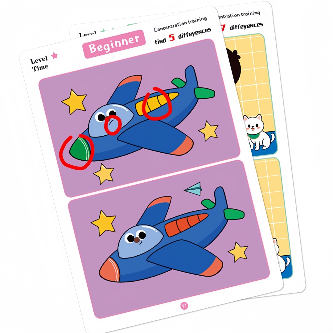 Find Differences Card Game Reu - Kids Education Level 评论和价格