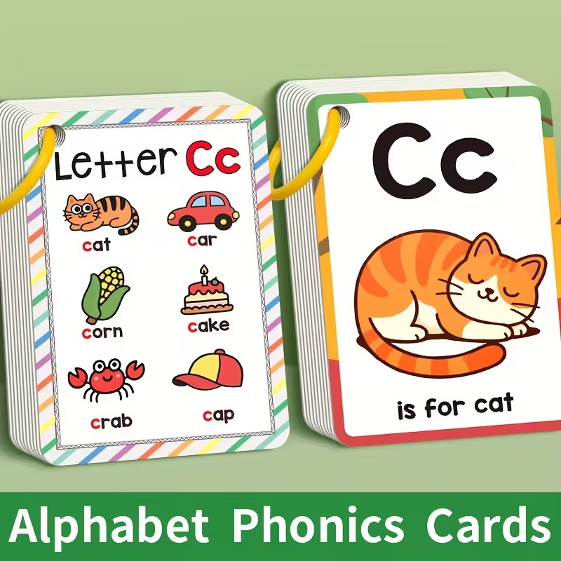 Alphabet Phonics Flash Cards f - Phonics Card Game 评论和价格