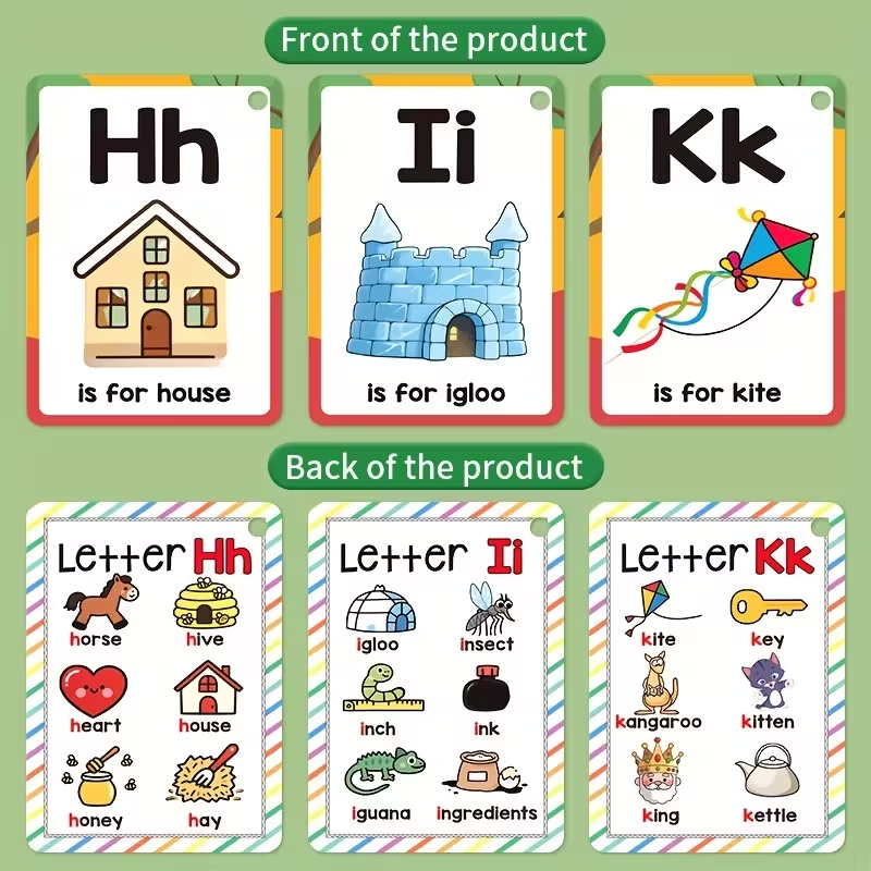 Alphabet Phonics Flash Cards f - Phonics Card Game 评论和价格