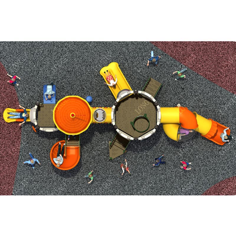 Castle Style Kids Slide for Ou - Kids Education Park 评论和价格