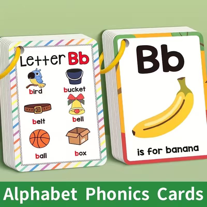 Alphabet Phonics Flash Cards f - Phonics Card Game 评论和价格
