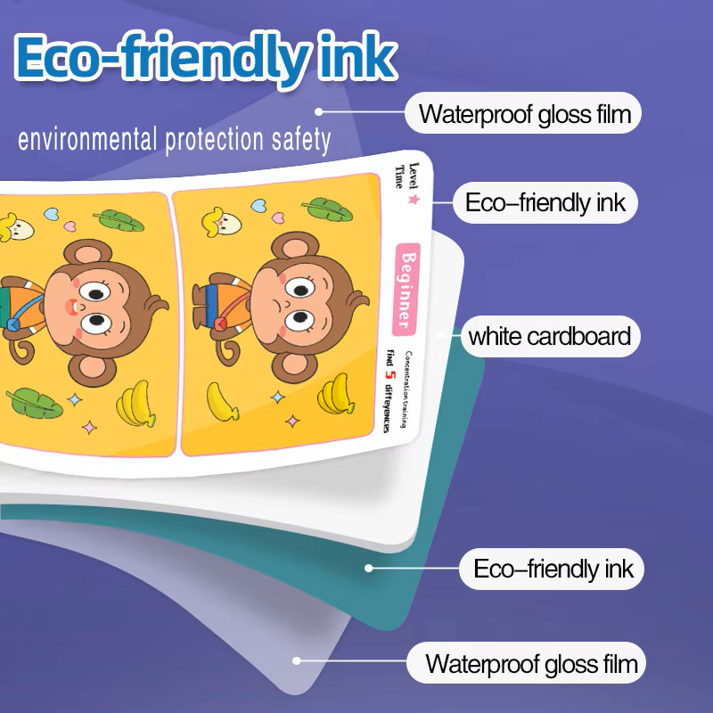Find Differences Card Game Reu - Kids Education Level 评论和价格