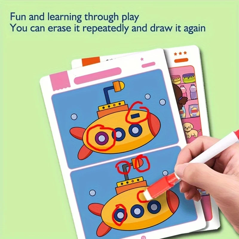 Find Differences Card Game Reu - Kids Education Level 评论和价格