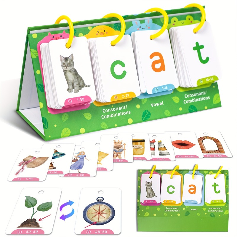 AotBlcer 129Pcs Word Builder G - Phonics Card Game 评论和价格
