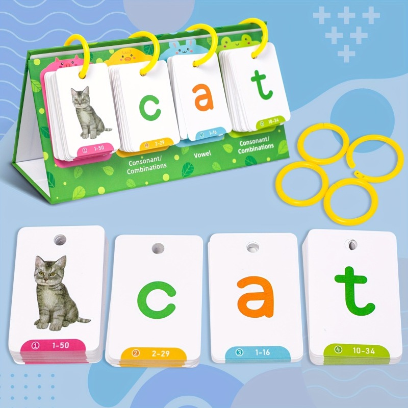 AotBlcer 129Pcs Word Builder G - Phonics Card Game 评论和价格