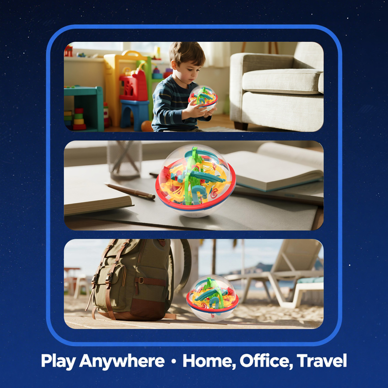 3D Magic Ball Labyrinth Brain  - Kids Education Level 评论和价格