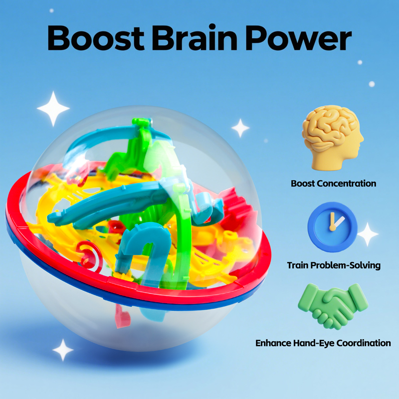3D Magic Ball Labyrinth Brain  - Kids Education Level 评论和价格