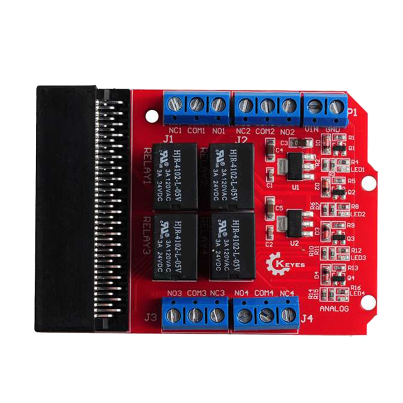 Microbit 4 Channel Relay Modul - Kids Education Channel 评论和价格