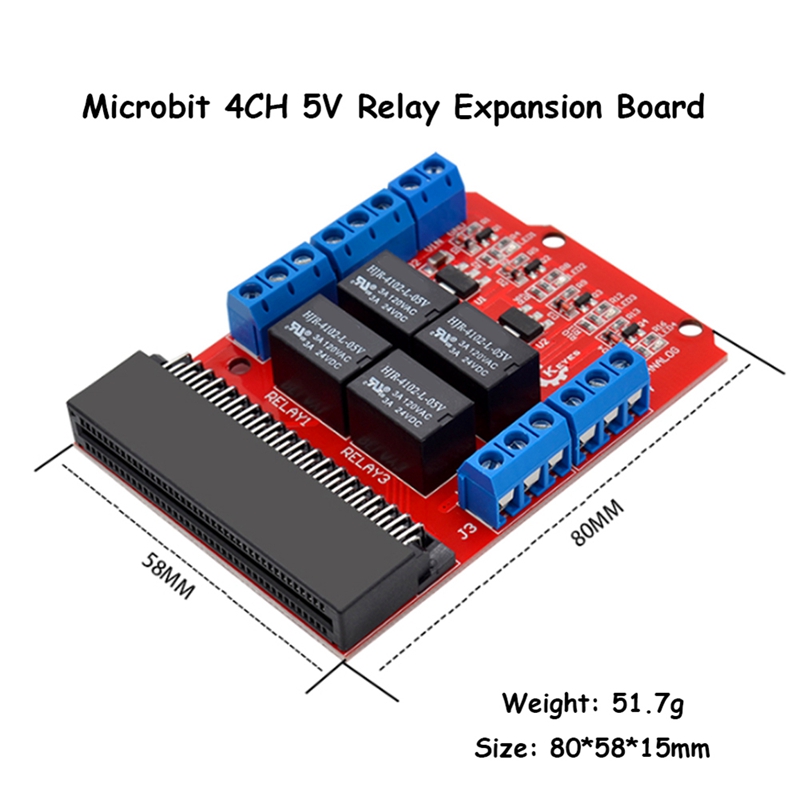 Microbit 4 Channel Relay Modul - Kids Education Channel 评论和价格