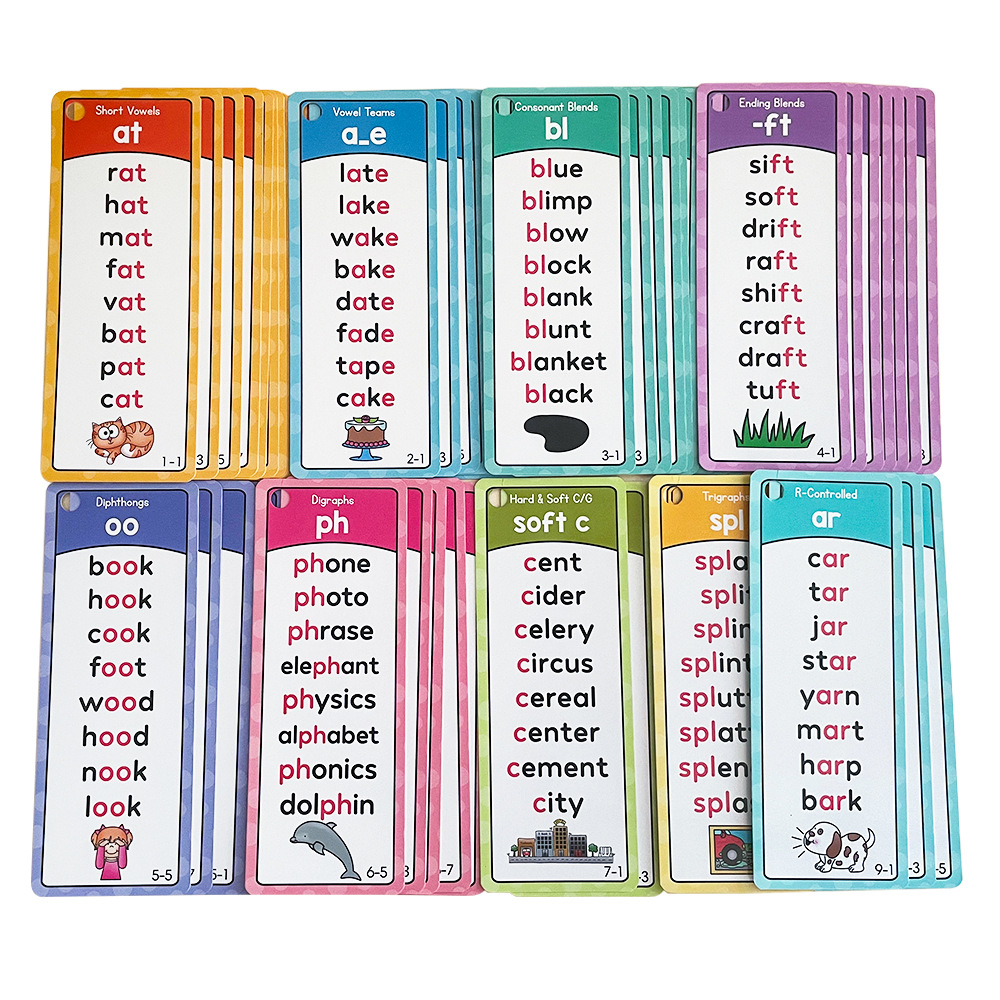 Portable English Natural Spell - Phonics Card Game 评论和价格