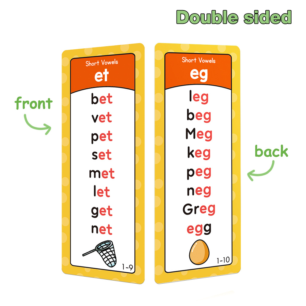 Portable English Natural Spell - Phonics Card Game 评论和价格