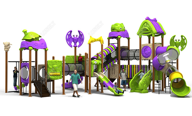 Newest Outdoor Playground Plas - Kids Education Park 评论和价格