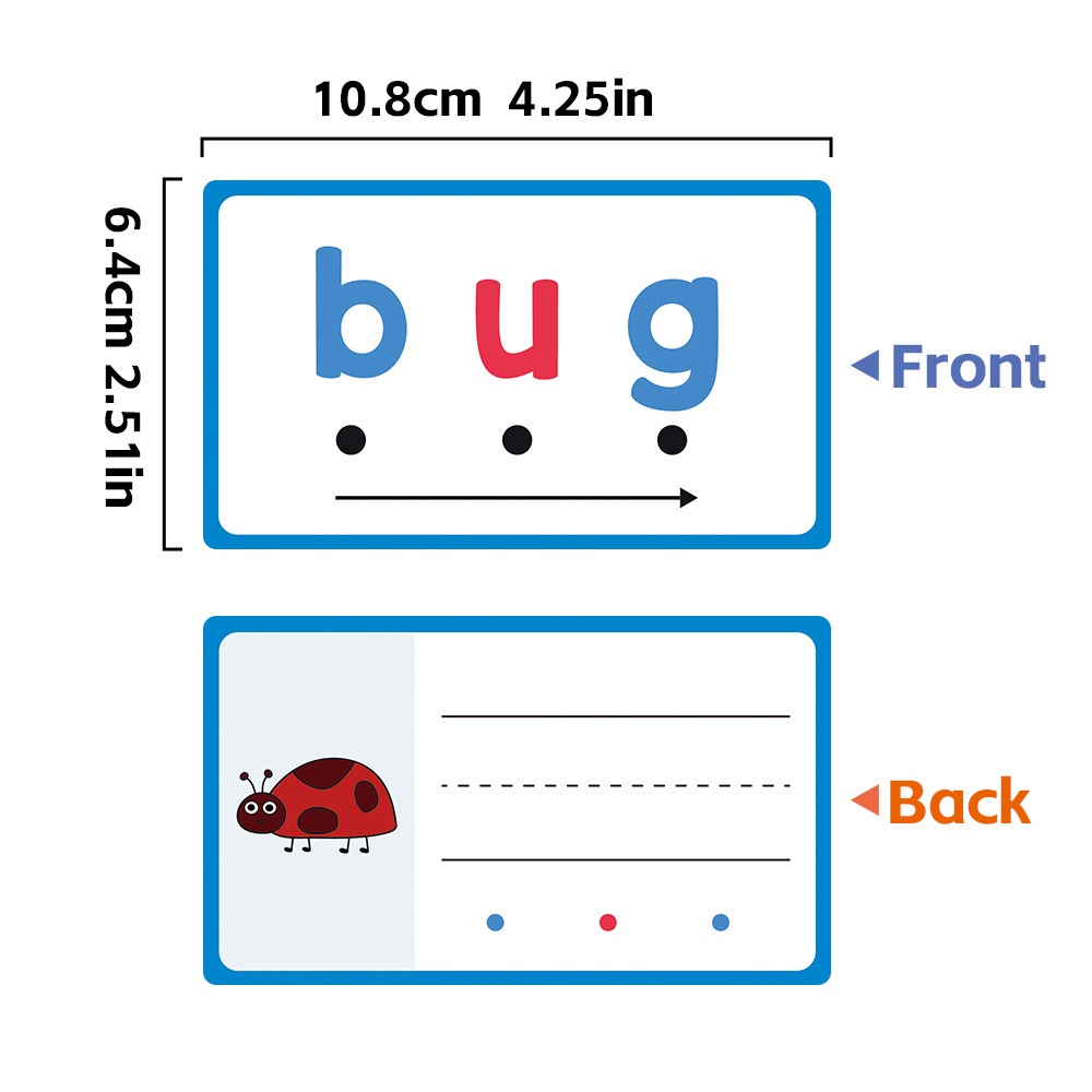 Dry Erase Handwriting Flash Ca - Phonics Card Game 评论和价格